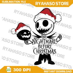 The Nightmare Before Christmas PNG,Skeleton Png,Christmas Sublimation Design,Funny Christmas png,Instant Download