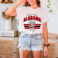 Alabama Vintage T-Shirt, Gildan T-Shirt, Alabama Roll Tide, Women's T-Shirt, Men's T-Shirt, Alabama Crimson Tide, Alabam
