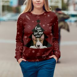 Winter Bull Terrier Sweater, Unisex Sweater, Sweater For Dog Lover