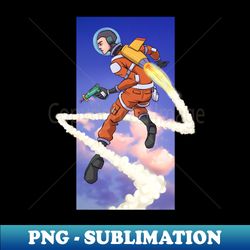 Rocket man - Instant Sublimation Digital Download - Perfect for Creative Projects