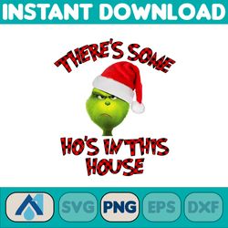 Grinch PNG Cliparts Bundle, Grinch PNG Cartoon Cliparts for Sublimation, Grinch Movie Themed (6)