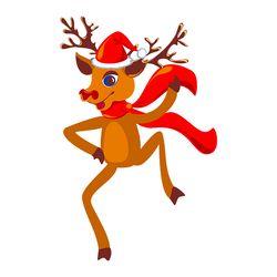 Dancing Reindeer Christmas Svg, Reindeer clipart, Merry christmas Svg, Santa Svg, Holidays Svg, Digital download
