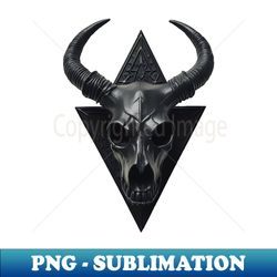 Goat Skull Pendant - Instant PNG Sublimation Download - Instantly Transform Your Sublimation Projects