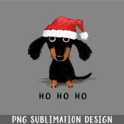 Doxie Clause Santa Dachshund Funny Wiener Dog Christmas PNG, Christmas PNG