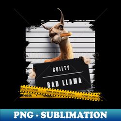 Thug Llama - Aesthetic Sublimation Digital File - Perfect for Creative Projects