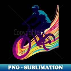 Cycling Cyclist Vintage Velocity - PNG Transparent Digital Download File for Sublimation - Boost Your Success with this Inspirational PNG Download