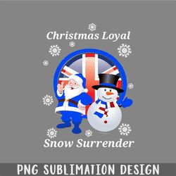 Christmas Loyal Snow Surrender PNG, Christmas PNG