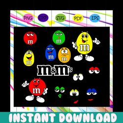 m & ms bundle, m and m, mm candy, mm candy svg, candy, candy svg, chocolate candy, m m candy,trending svg for silhouette