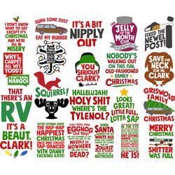 Christmas Vacation Bundle Svg, 22 Designs Layered Svg, Christmas Quotes Svg, Christmas Clipart, Holidays Svg