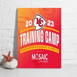 Nfl Kansas City Chiefs Training Camp 2023 Missouri Western State University Poster