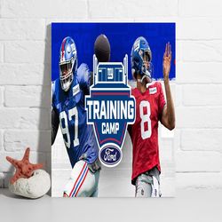 Nfl New York Giants Training Camp 2023 Quest Diagnostics Training Center Poster