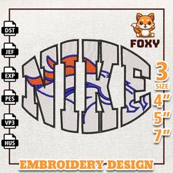 NFL Denver Broncos NFL Logo Embroidery Design, NFL Team Embroidery Design, NFL Embroidery Design, Instant Download