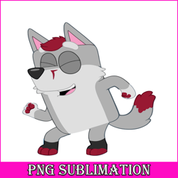 Funny Wolfdog SVG PNG PDF Bluey Characters SVG Bluey Cartoon SVG