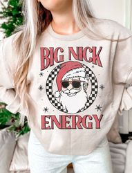 Funny Christmas SVG, Santa Claus, Big Nick Energy svg, Adult Humor, Christmas Shirts Svg for Cricut 1