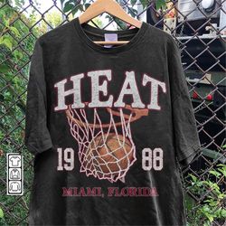miami basketball vintage shirt, heat 90s basketball graphic tee hooodie, retro basketball sweatshirt for women and men