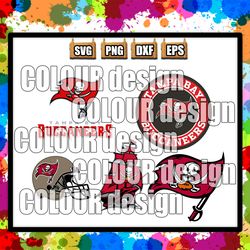Tampa Bay Buccaneeers Football SVG PNG Bundle, svg Sports files, Svg For Cricut, Clipart, Football Cut File, Layered SVG