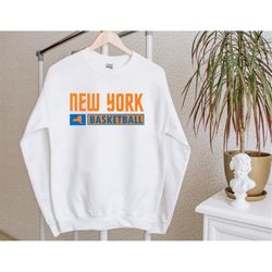new york basketball team city map vintage white sweatshirt, new york baskeball retro sweatshirt, new york city sports sh