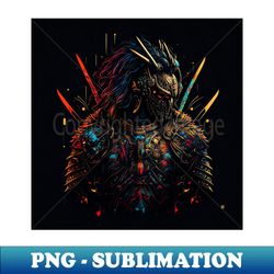 Tribal Samurai graffiti illustration - Stylish Sublimation Digital Download - Perfect for Personalization