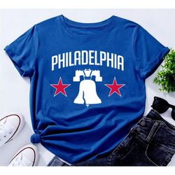 Philadelphia Basketball Vintage Royal Blue TShirt, Philadelphia Basketball Team Retro Shirt, American Basketball Shirt,