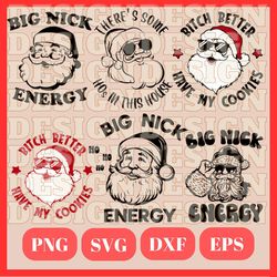 Big nick energy Svg, Big nick energy Svg Clipart,Big nick energy Png,Big nick energy santa Svg,Big nick energy Christmas