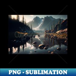 beautiful landscape art - special edition sublimation png file - defying the norms
