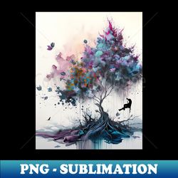 Tree Climber - Aesthetic Sublimation Digital File - Enhance Your Apparel with Stunning Detail