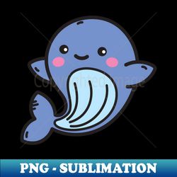 baby whale - png transparent sublimation design - defying the norms