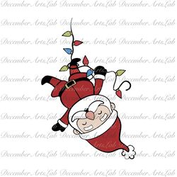 Santa SVG, Santa Claus SVG, Kids Christmas SVG, Christmas Lights Svg, Santa Png, Christmas Clipart, Svg Files, Christmas