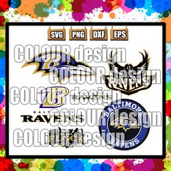 Baltimore Ravenns Football SVG PNG Bundle, svg Sports files, Svg For Cricut, Clipart, Football Cut File, Layered SVG For