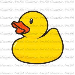 Bath Duck Svg, Rubber Duck Svg, Duck Svg, Animal Svg, Toy Duck Svg, Yellow Duck Png, Cricut Svg, Vector File Svg, Instan