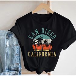 San Diego City Vintage Shirt, San Diego California Retro TShirt