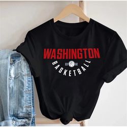 Washington Basketball EST 1961 Classic Black TShirt, Washington Basketball Team Vintage Shirt, American Basketball Shirt