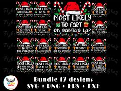Christmas Most Likely To SVG PNG - Digital Art work designd by FlyHorShop 1