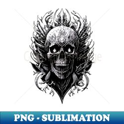 Skull - Decorative Sublimation PNG File - Create with Confidence