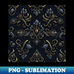 radiant elegance unveiling a seamless gold jewelry and diamond tapestry fancy seamless golden pattern wallpaper decoration - retro png sublimation digital download - perfect for sublimation art