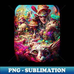 Fear And Loathing In Wonderland 56 - Modern Sublimation PNG File - Transform Your Sublimation Creations