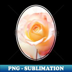 Close up golden rose - PNG Transparent Sublimation Design - Enhance Your Apparel with Stunning Detail