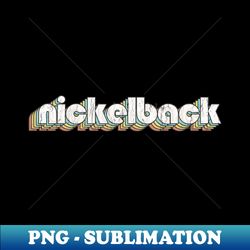 Nickelback  Rainbow Vintage - Exclusive PNG Sublimation Download - Unleash Your Creativity