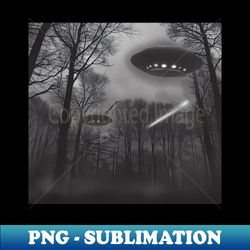 UFOs - PNG Transparent Digital Download File for Sublimation - Perfect for Personalization