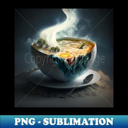 A Bowl of Soup - High-Resolution PNG Sublimation File - Perfect for Sublimation Mastery