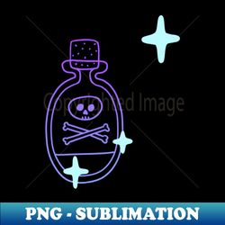 poison bottle - sublimation-ready png file - defying the norms