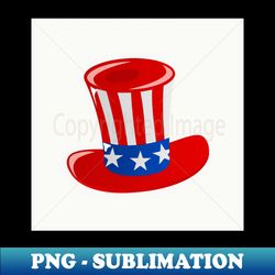 USA Patriotic Hat - High-Resolution PNG Sublimation File - Perfect for Personalization