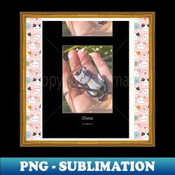 Diana In Aquarius - PNG Transparent Digital Download File for Sublimation - Instantly Transform Your Sublimation Projects