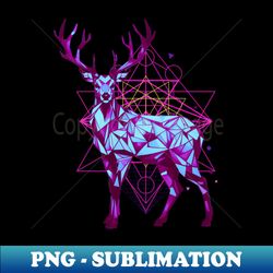Geometric Deer - Premium PNG Sublimation File - Spice Up Your Sublimation Projects