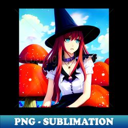 Mushroom Witch - Unique Sublimation PNG Download - Spice Up Your Sublimation Projects
