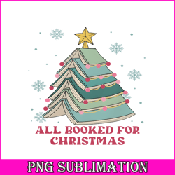 All booked for christmas png