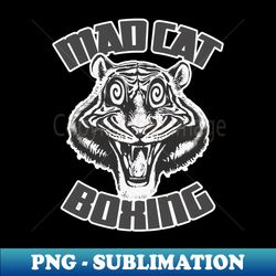 mad cat  mad cat boxing  mad cat boxing club  angry kitty  raging tiger boxer art  design by tyler tilley tiger picasso - vintage sublimation png download - defying the norms