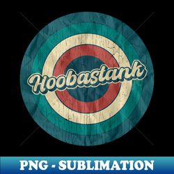 Hoobastank - Retro Circle - Elegant Sublimation PNG Download - Unleash Your Inner Rebellion