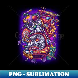 DARUMA UNIVERSE - Special Edition Sublimation PNG File - Enhance Your Apparel with Stunning Detail