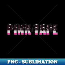Pink Tape Lil Uzi Album Name - PNG Transparent Digital Download File for Sublimation - Vibrant and Eye-Catching Typography